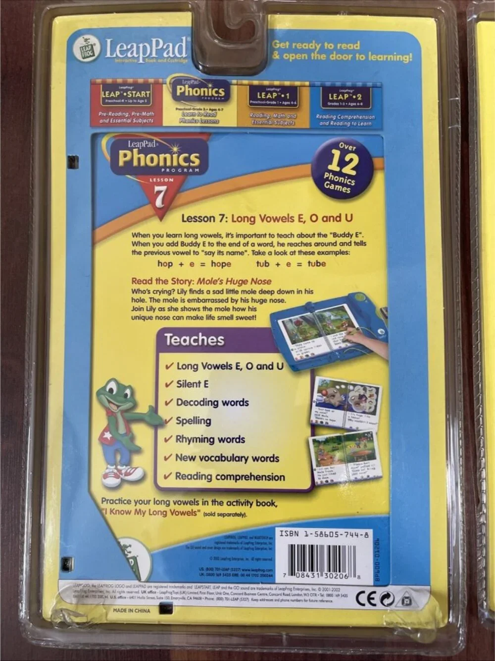 4 Leap Frog Leap Pad Books with Cartridges All New (No System)